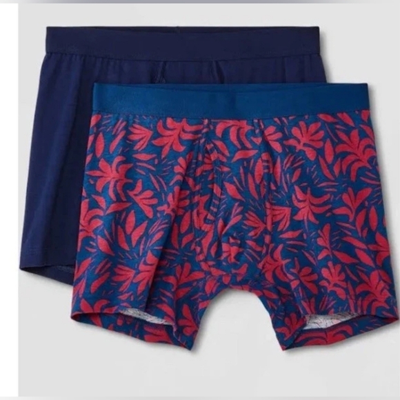 Goodfellow & Co Other - Goodfellow & Co Men's 2pk Boxer Briefs Ref Navy Print Large NEW R-0255